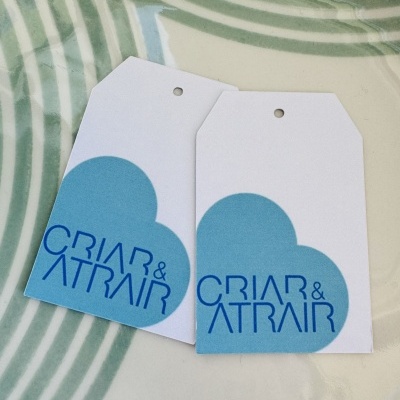 Tags Retangulares | Vertical  | Personalizado