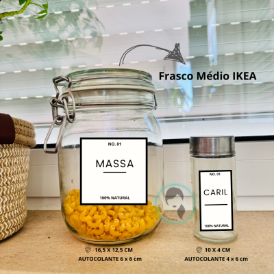 Etiquetas para Frascos | Vinil | Decoração