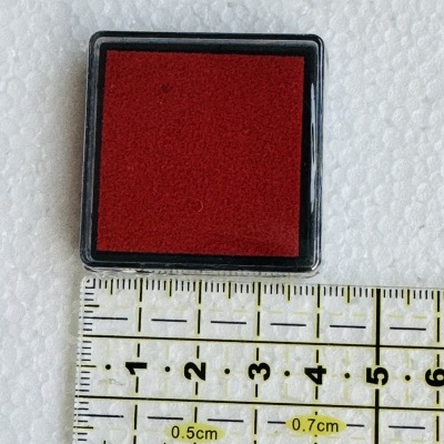 Almofadinha de Carimbo | 4 cm | Vermelho