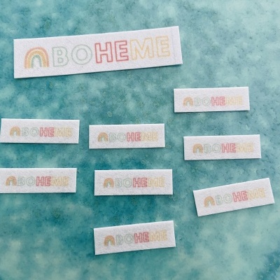 Etiquetas Alta Definição | Feltro | 3 cm | Retangulares | Anti Borboto Etiquetas Alta Definição | Feltro | 3 cm | Retangulares | Anti Borboto