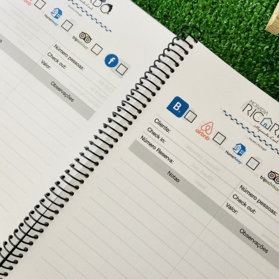 Livro de Reservas | Alojamento Local | 100, 150 páginas