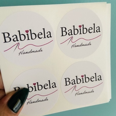 Autocolantes Circulares personalizados com o seu Logotipo | Matte