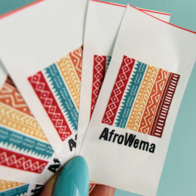 Etiquetas Alta Definição | 3 cm Largura |  Planas | Logo Vertical | MATTE