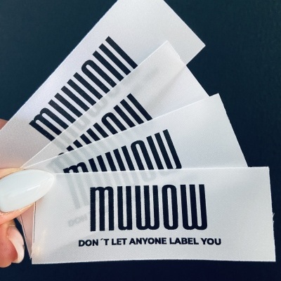 Etiquetas Monocromáticas | 2,5 cm largura | Planas