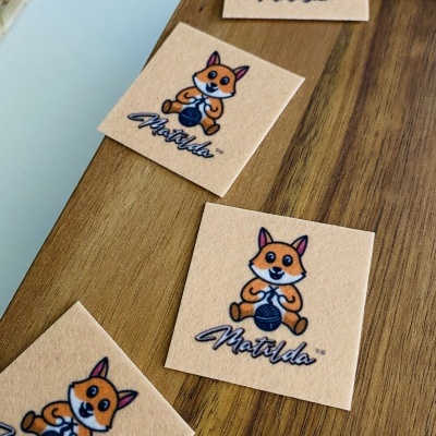 Etiquetas Alta Definição | Feltro | 4 cm | Quadradas | Anti Borboto