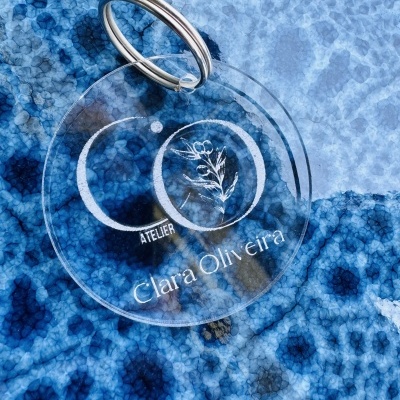 Porta Chaves Acrílico | Circular