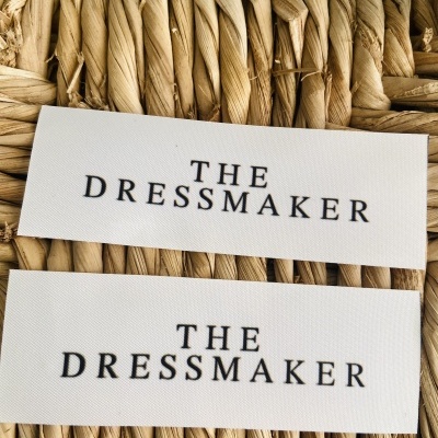 Etiquetas Alta Definição | MATTE | 3 cm Largura |  Planas | Logo horizontal