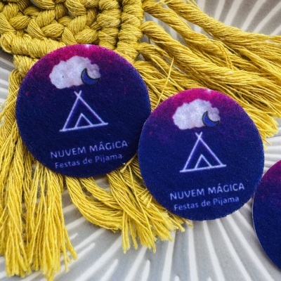 Etiquetas Alta Definição | Feltro | até 3 cm  | Circulares | Anti Borboto