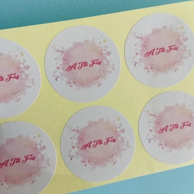 Autocolantes Circulares  | Glossy | Personalizados com o seu logótipo