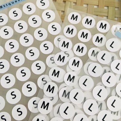 Etiquetas TermoAderentes || Circulares  || TAMANHOS  || 1,5 cm