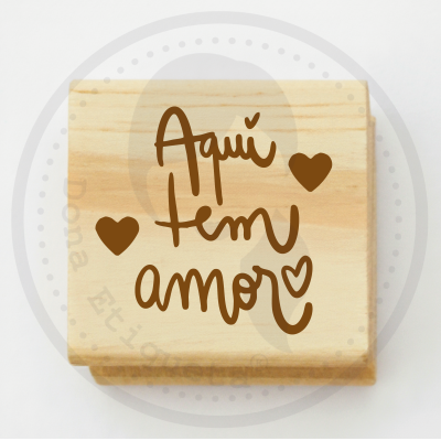 Carimbo | Coleção | Aqui Tem Amor | Várias Medidas