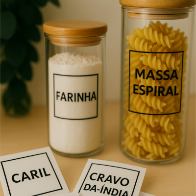 Etiquetas para Frascos | Vinil | Decoração