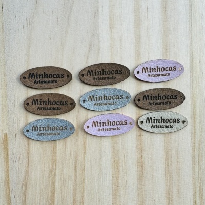 Etiquetas Napa várias cores | Planas | Ovais | Horizontais
