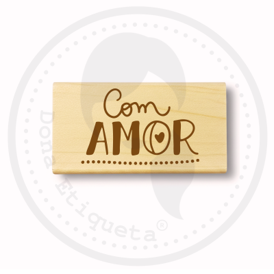 Carimbo | Coleção | Com Amor | Várias Medidas