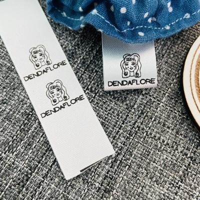 Etiquetas Monocromáticas | 1,5 cm Largura | Dobradas