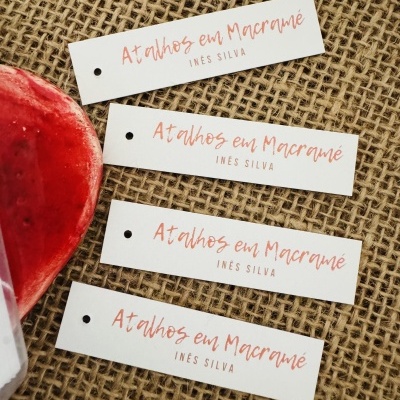 Tags | Bijuteria | Personalizado  | 100 unidades