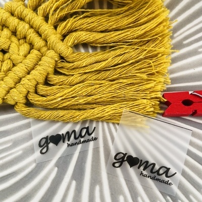 Etiquetas Monocromáticas | Silicone | 3 cm | Impressas a Preto