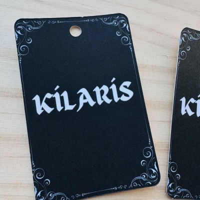 Tags Retangulares | Vertical  | Personalizado