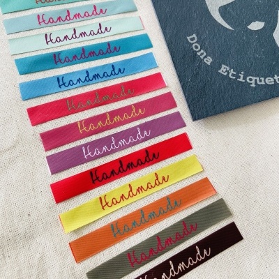 50 Etiquetas Handmade várias cores Matte