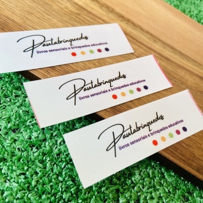 Etiquetas Alta Definição | Glossy | 2,5 cm Largura | Planas