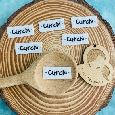 Etiquetas Alta Definição | Feltro | 3 cm | Retangulares | Anti Borboto