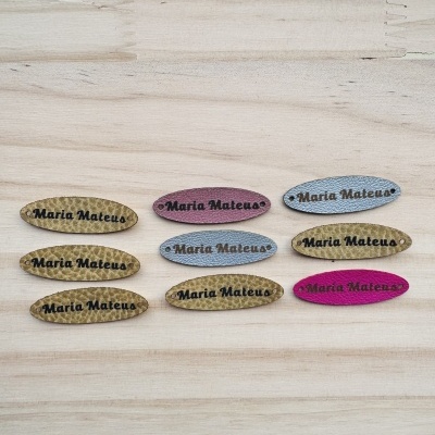 Etiquetas Napa várias cores | Planas | Ovais | Horizontais