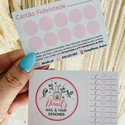 Cartões | Marcações & Fidelidade | Impressão Frente & Verso