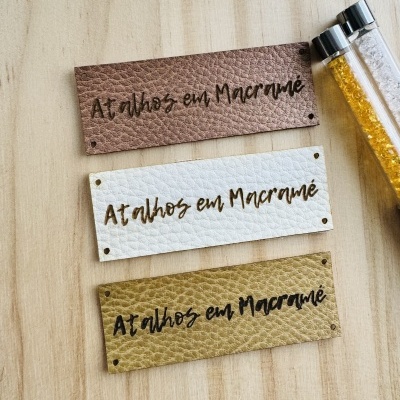 Napa Retangular | Escolha as cores | 4-8 cm comprimento