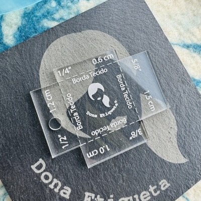 Gabarito de Medidas para Etiquetas | Acrilico