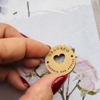 Botões em Madeira | Coração | Personalize