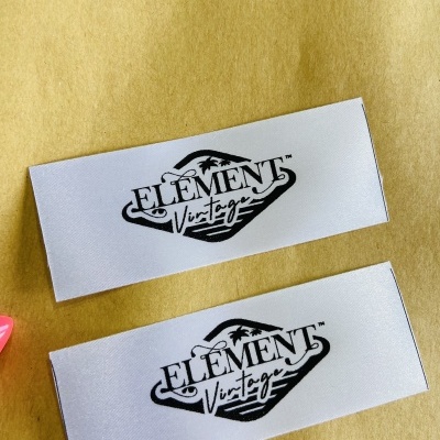 Etiquetas Monocromáticas | 3 cm Largura | Planas