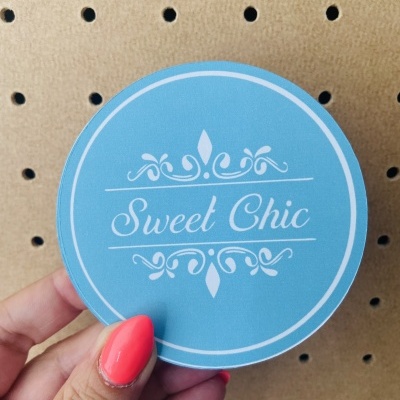 Cartões | Agradecimento | 8 cm | Circulares