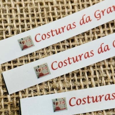 Etiquetas Alta Definição | Glossy | 1 cm Largura | Planas