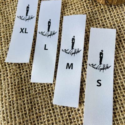 Etiquetas Monocromáticas | 2 cm largura | Dobradas