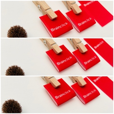 Etiquetas Alta Definição | Gorgurão | 2 cm Largura | Dobradas