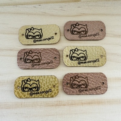 Etiquetas Napa Várias Cores | Planas | Retangulares arredondadas | até 3 cm