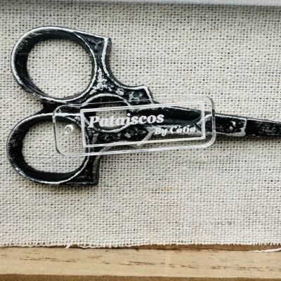 Etiquetas em Acrílico Transparentes 3 mm | Personalizáveis | Retangulares | Cantos arredondados