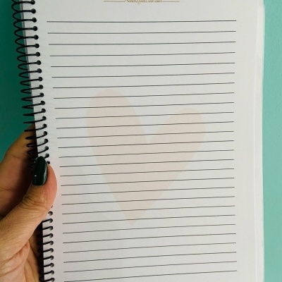 Livro de notas | Personalizado | 50, 100, 150 páginas