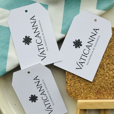 Tags Retangulares | Vertical  | Personalizado