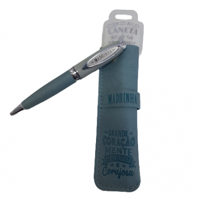 H&H - Caneta de Bambú com Bolsa Madrinha