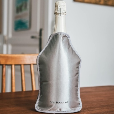 Vin Bouquet Manga Refrigeradora Antideslizante Prata