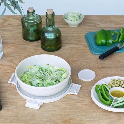 Brabantia Caixa p/alimentos 1,3lts Cinza Claro