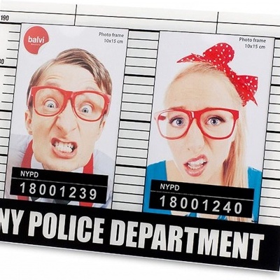 balvi Moldura NYPD acrílico 2x(10x15cm)
