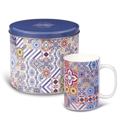 Nici Padrões de Portugal Caneca com Lata Azulejos Portugueses