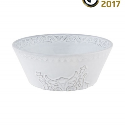 Bordallo Pinheiro Rua Nova - Tigela 16 Branco Antique