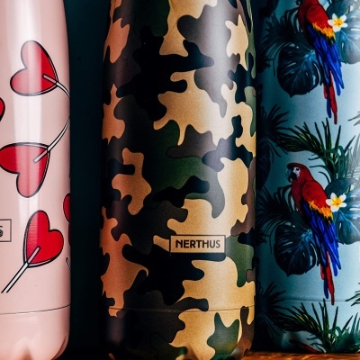 Nerthus Garrafa térmica 500ml Camuflado