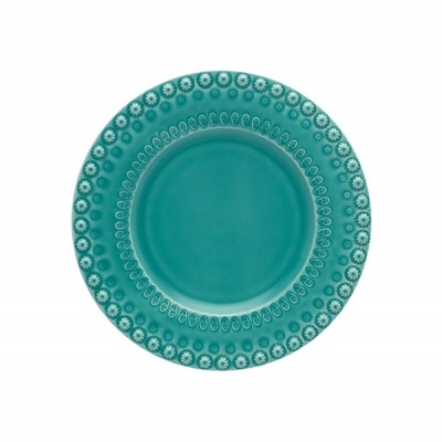 Bordalo Pinheiro Fantasia - Prato Fruta Verde Água