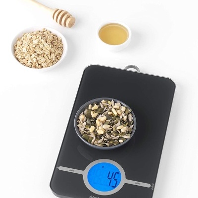 Brabantia Balança de cozinha TASTY+ - Cinza Escuro