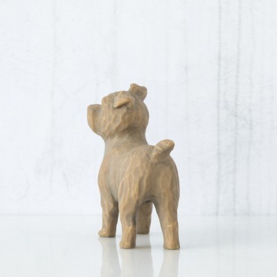 Figura "Eu Amo o Meu Cão" Willow Tree
