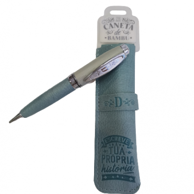 H&H - Caneta de Bambú com Bolsa D